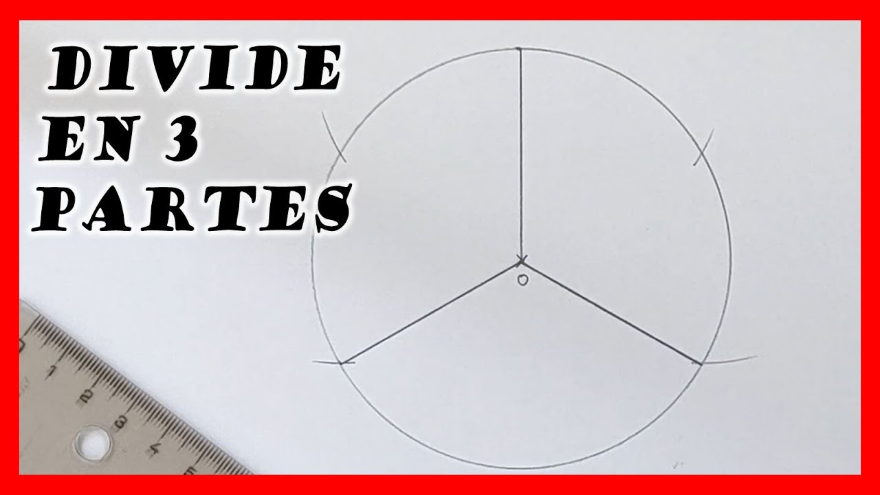 Como Dividir Un Circulo En 3 Partes Iguales En Autocad