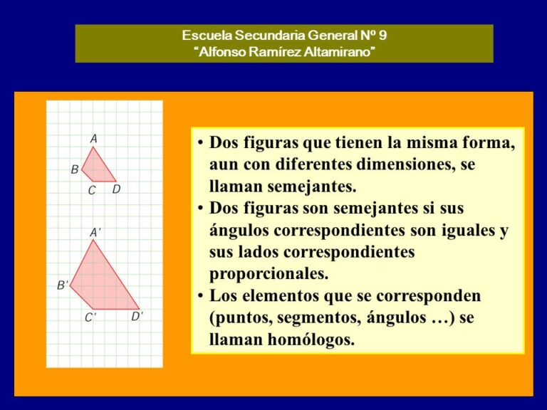 Dos Figuras Que Tienen La Misma Forma Pero Diferente Tamano