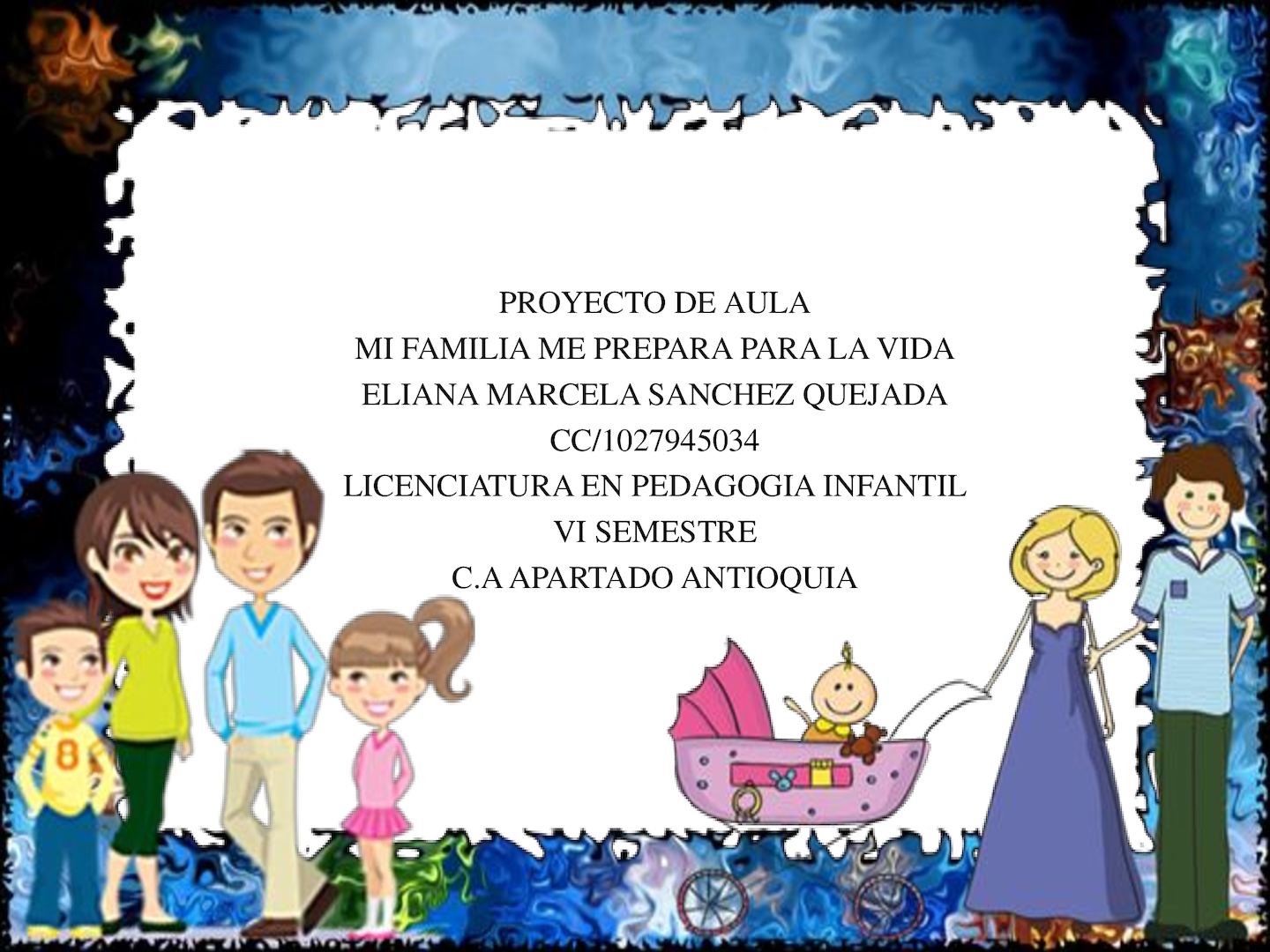 Proyecto De Aula Sobre La Familia Para Ninos De Preescolar