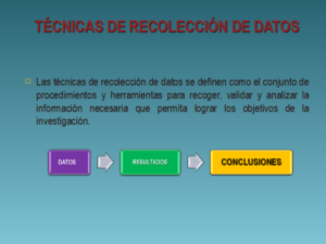 Que Es La Tecnica De Recoleccion De Datos Segun Autores
