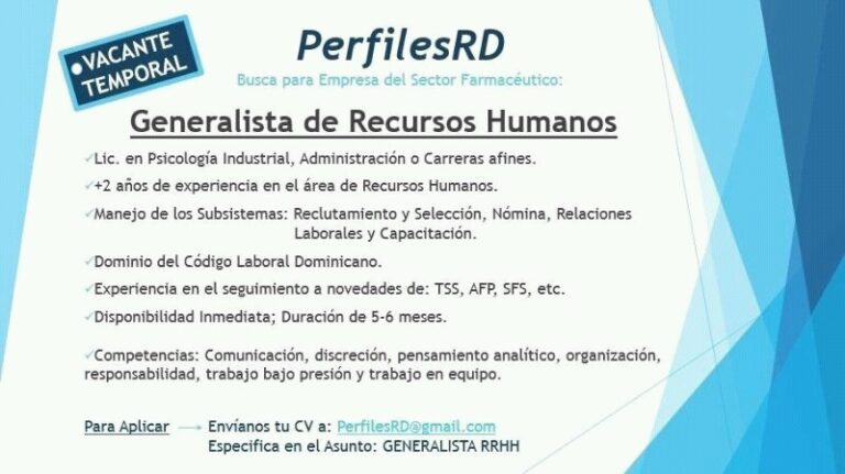 Que Es Lo Que Hace Un Generalista De Recursos Humanos 8750