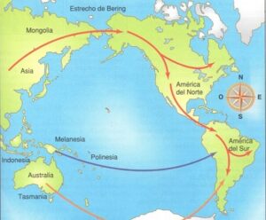 Ruta Que Tomaron Los Primeros Pobladores Para Llegar A America